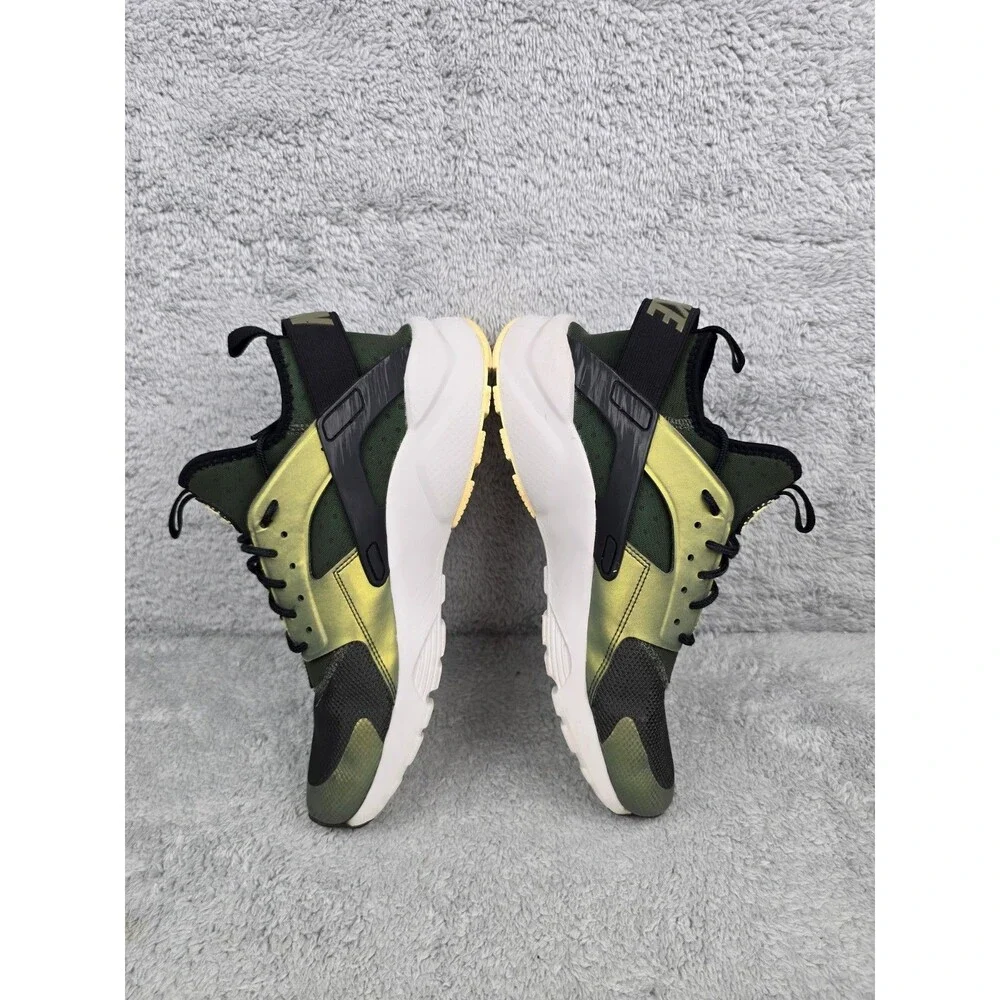 Men's Nike Air Huarache Run Ultra SE Sequoia/Metallic Green Sneakers Sz 10